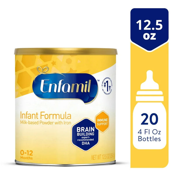 Enfamil Infant Formula, Milk-based Baby Formula with Iron,