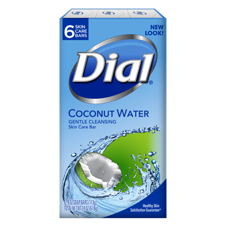 Dial Glycerin Bar Soap, Coconut Water (6-4 – Island Cooler