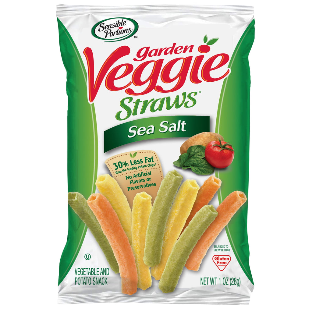 Sensible Portions Garden Veggie Straw, Sea Salt (1oz.)