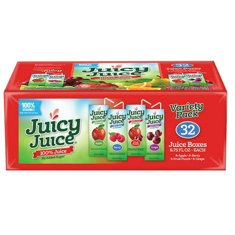 Juicy Juice 100% Juice, (6.75fl oz, 32ct)