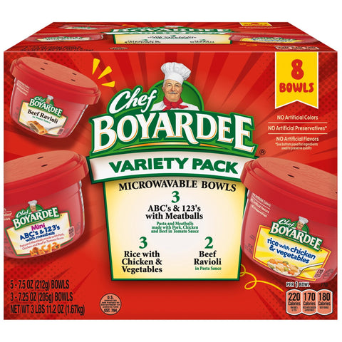Chef Boyardee Variety Pack (7.5 oz., 8pk.)