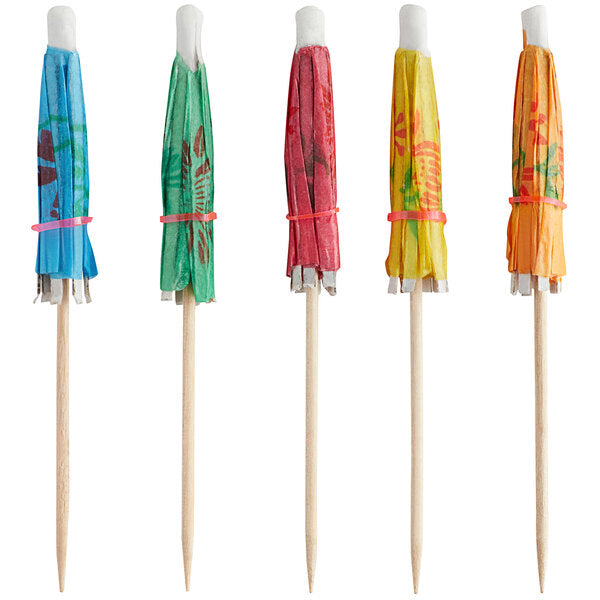 Choice 4" Bamboo Umbrella Picks, (144ct.)