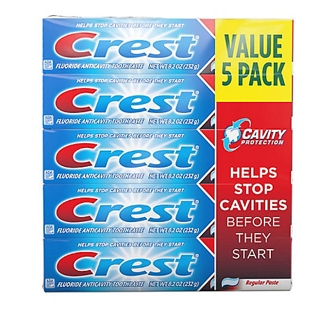 Crest Cavity Protection Regular Toothpaste, (5ct./8.2oz.)