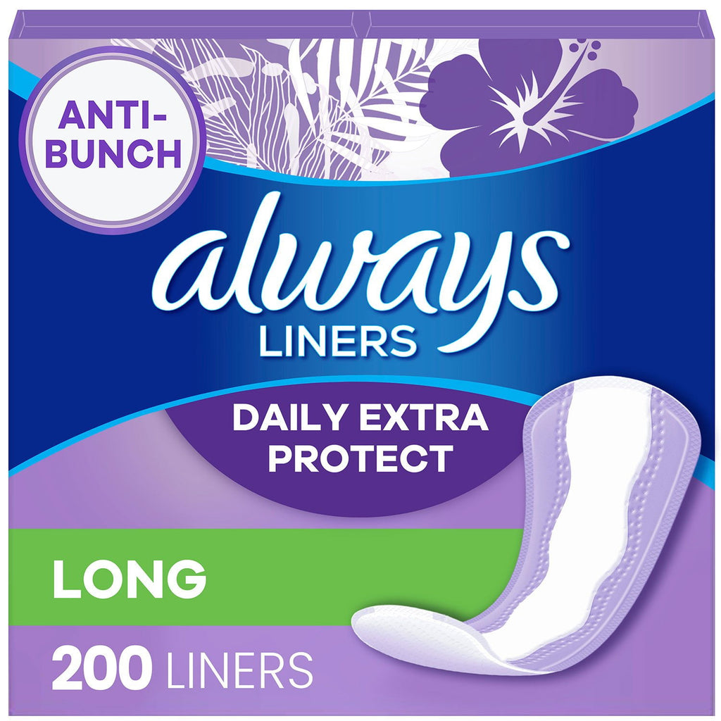 Always Xtra Protection Daily Liners, Long (200 ct.)