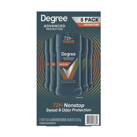 Degree Men Advance Protection Antiperspirant Deodorant, Adventure (2.7oz.)
