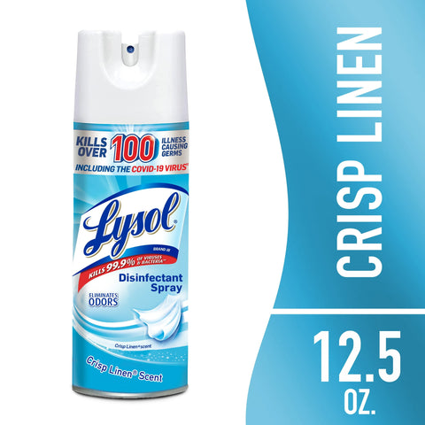 Lysol Disinfectant Spray, Crisp Linen (12.5oz.)