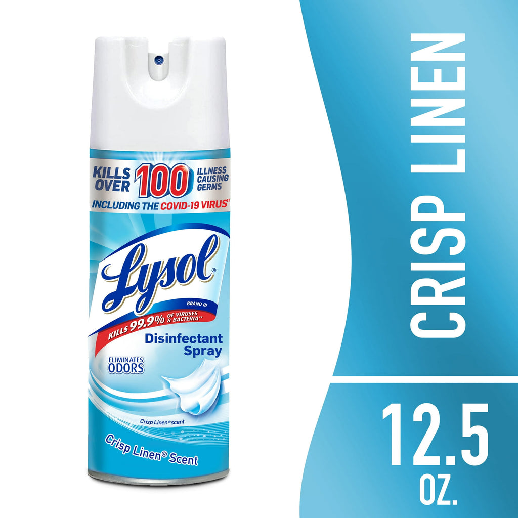 Lysol Disinfectant Spray, Crisp Linen (12.5oz.)