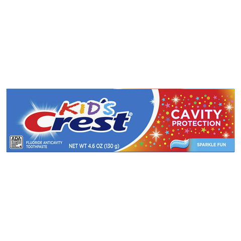 Crest Kids Cavity Protection Toothpaste, Sparkle Fun Flavor, (4.6 oz.)