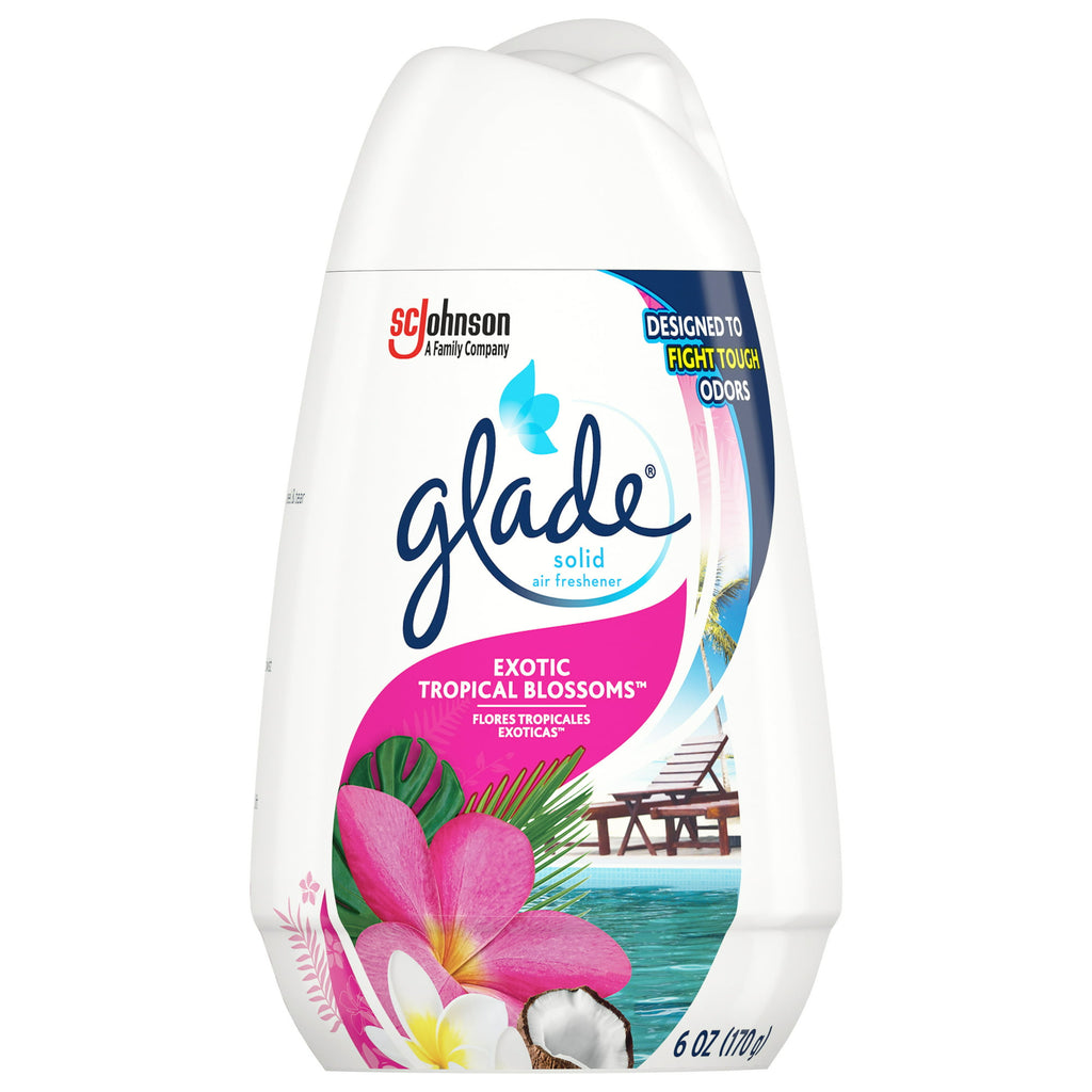 Glade Solid Air Freshener, Exotic Tropical Blossoms (6oz.)