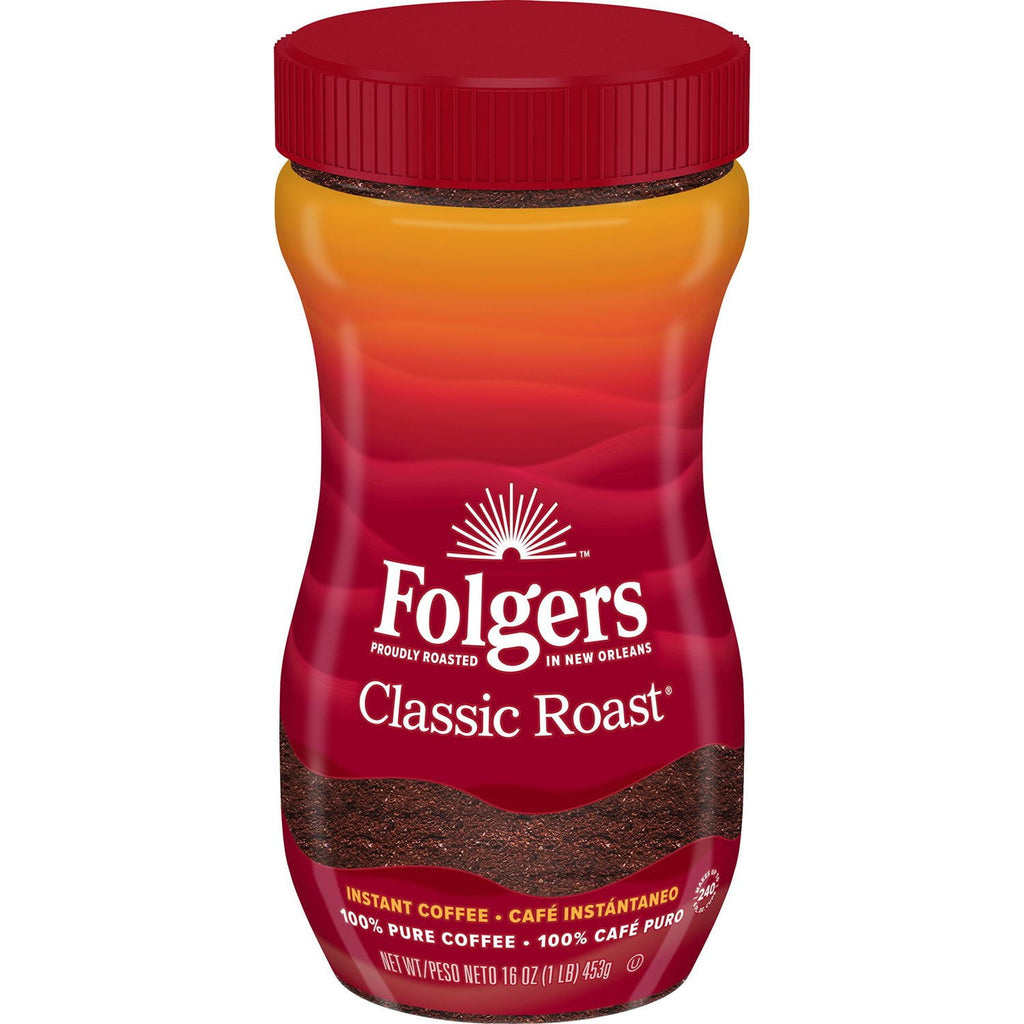 Folgers Classic Roast Instant Coffee Crystals (16 oz.)