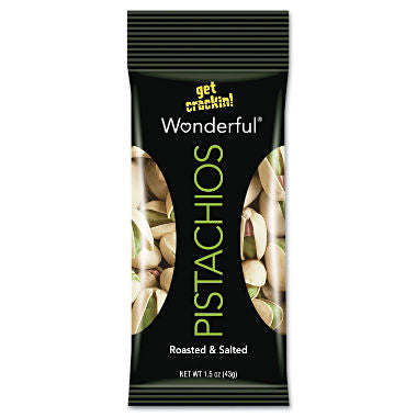 Wonderful Roasted and Salted Pistachios (1.5 oz.)