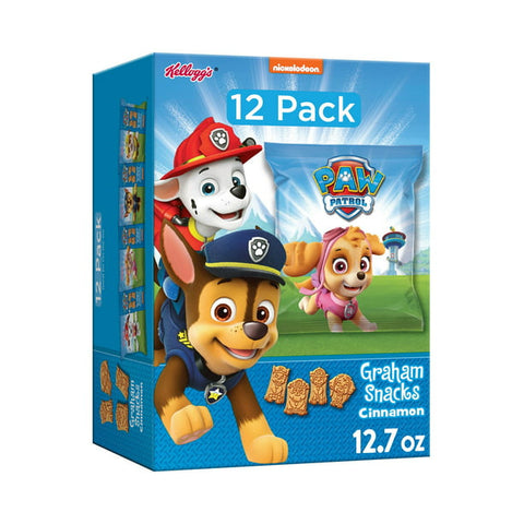 Keebler Nickeloden Paw Patrol Cinnamon Graham Snacks (12ct., 1.06oz)