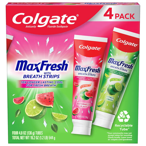 Colgate Maxfresh Fruity Toothpaste, (4 pk.)