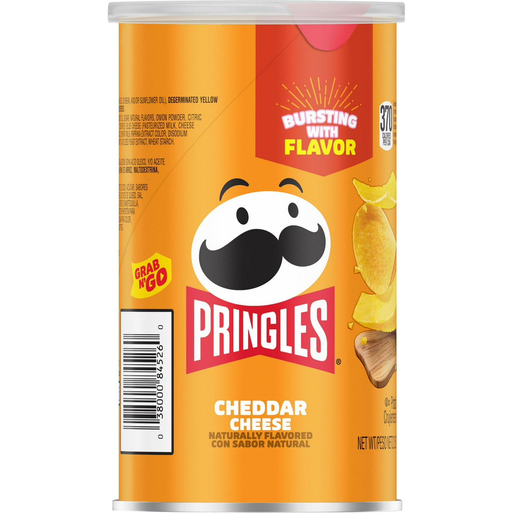 Pringles Potato Crisps, Cheddar Cheese (2.5oz.)