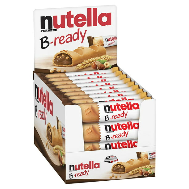 Nutella B-Ready Biscuits, Crispy Filled w/Hazelnut Cocoa Spread,(36ct.)