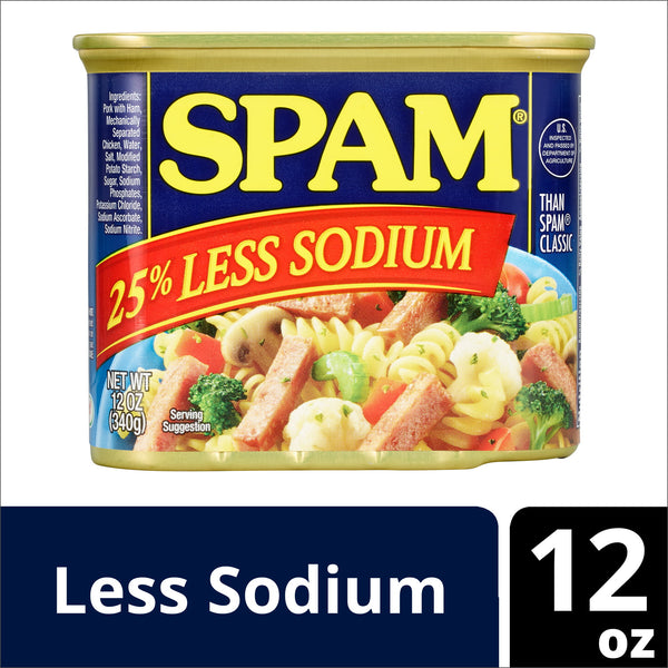 Hormel Spam Less Sodium (12oz.)