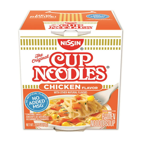 Nissin Top Ramen Chicken Flavor Noodle Cups, (12ct. 2.25oz.)