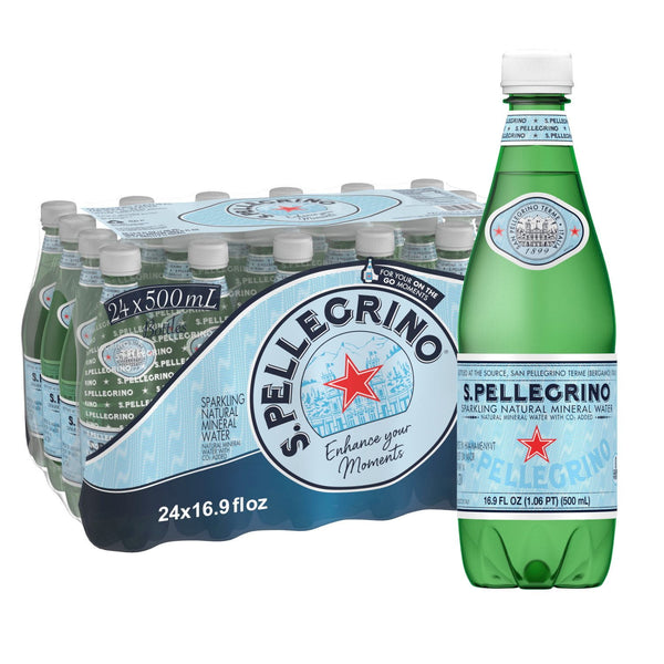 S.Pellegrino Sparkling Natural Mineral Water, (16.9 fl. oz., 24pk.)