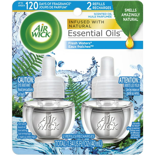 Air Wick Scented Oil Refills, Fresh Waters, (2ct., 0.67oz)