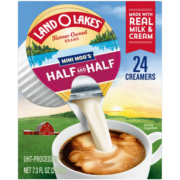 Land O Lakes Mini Moo’s Half And Half Creamer Singles, (24ct.)