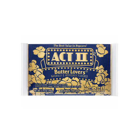 Act II Butter Lovers Popcorn