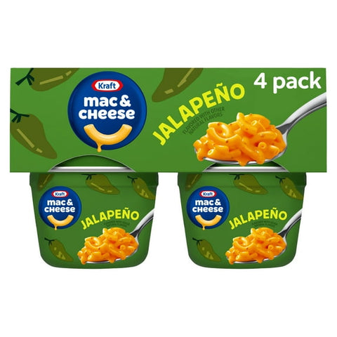 Kraft Macaroni & Cheese Dinner Cups, Jalapeño (4ct.)