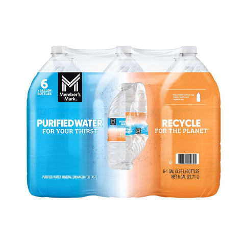 Members Mark Purified Water, (1 gal.)