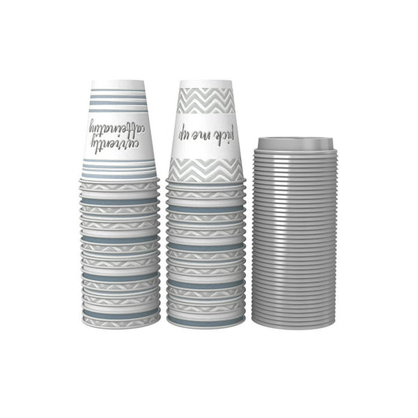 Dixie To Go Hot Paper Cups w/Lids, (12oz.,40ct.)