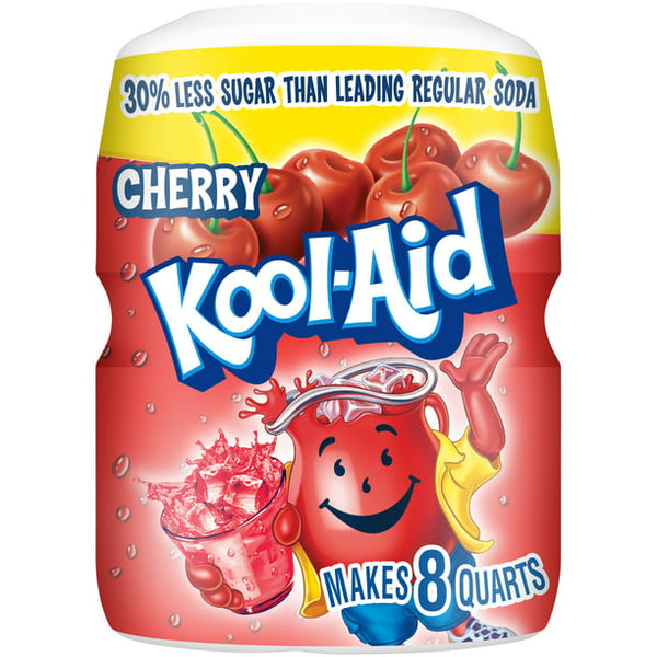 Kool-Aid Sugar Sweetened Powdered Drink Mix, Cherry (19oz.)