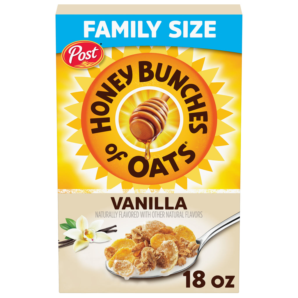 Post Honey Bunches of Oats, Vanilla (18oz.)