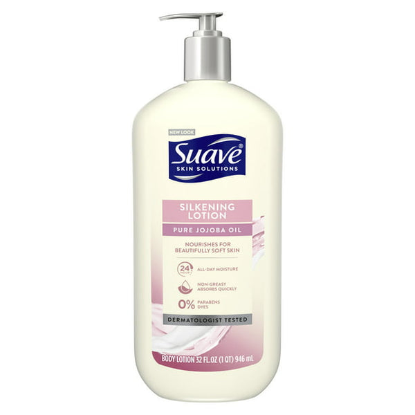 Suave Skin Solutions Body Lotion, Silkening Lotion (32oz.)