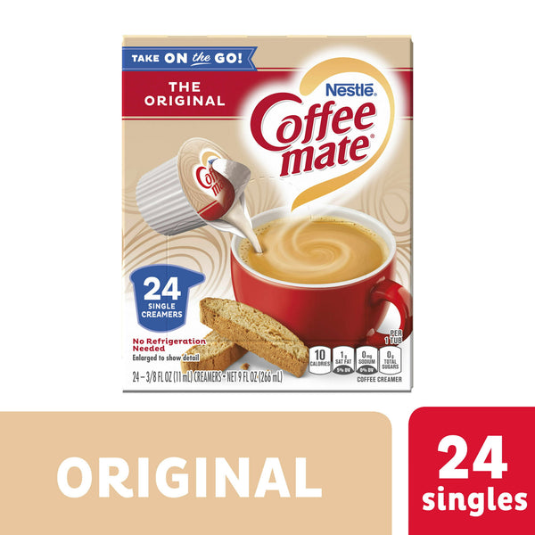 Nestle Coffee-mate Liquid Creamer Singles, Original (24ct.)