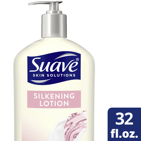 Suave Skin Solutions Body Lotion, Silkening Lotion (32oz.)