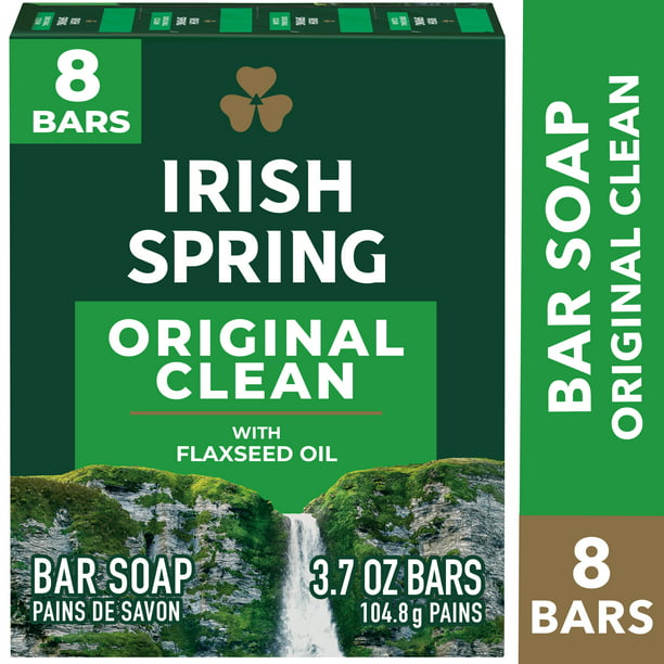 Irish Spring Original Bar Soap (3.75 oz., 8bars) – Island Cooler ...