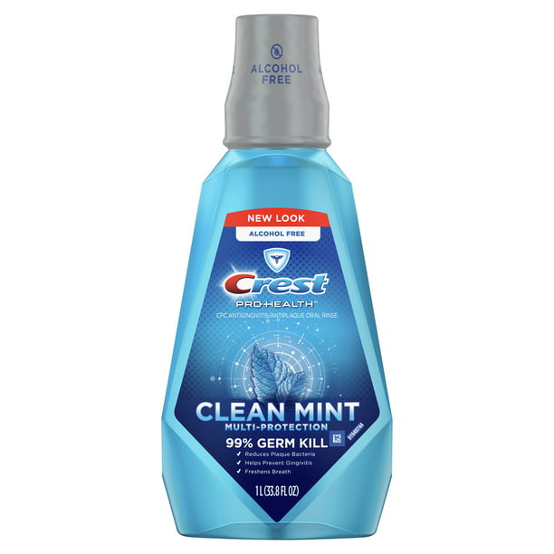 Crest ProHealth Advantage Rinse, Clean Mint (33.8 fl. oz.,)