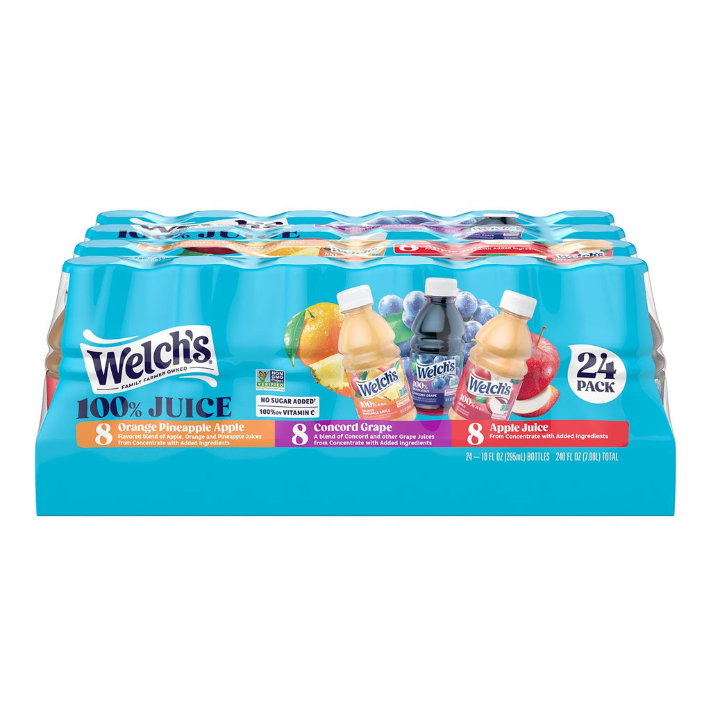 Welch's 100% Juice Variety Pack, (24/10oz.)