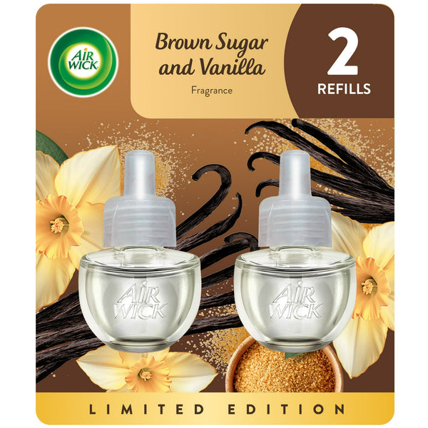 Air Wick Scented Oil Refills, Brown Sugar & Vanilla, (2ct., 0.67oz)