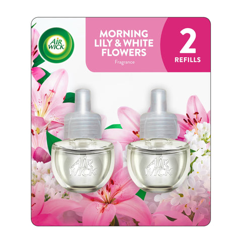 Air Wick Scented Oil Refills, Morning Lily & White Flowers, (2ct., 0.67oz)