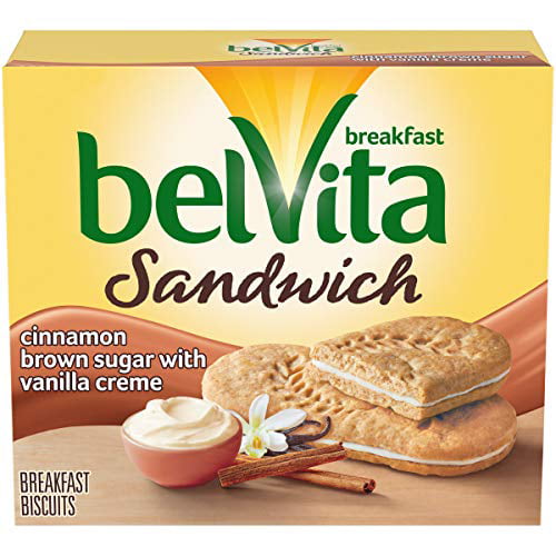 belVita Breakfast Biscuit Sandwich, Cinnamon Brown Sugar w/Vanilla Creme (8.8 Oz.)