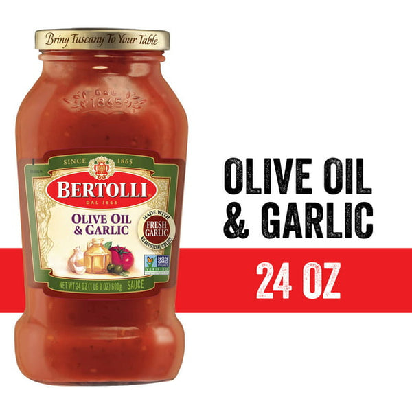 Bertolli Pasta Sauce, Olive Oil & Garlic (24oz.)