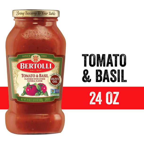 Bertolli Pasta Sauce, Tomato & Basil (24oz.)