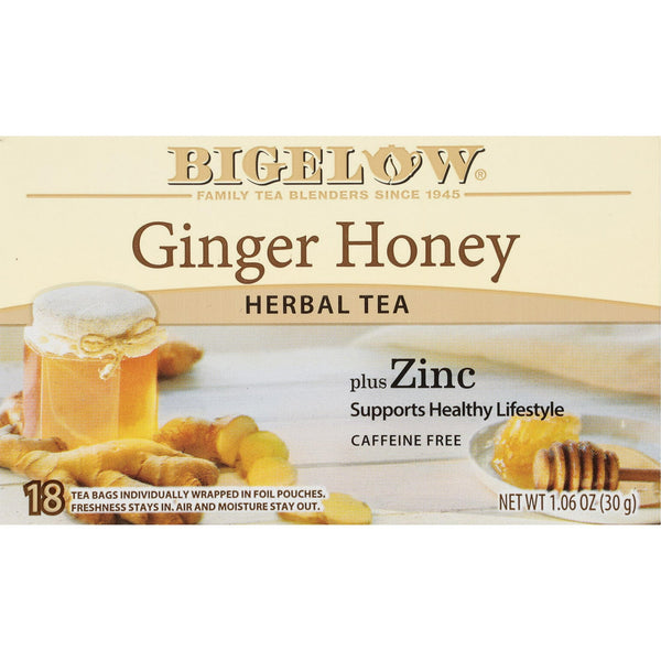 Bigelow Herbal Tea, Honey plus Zinc (18ct.)