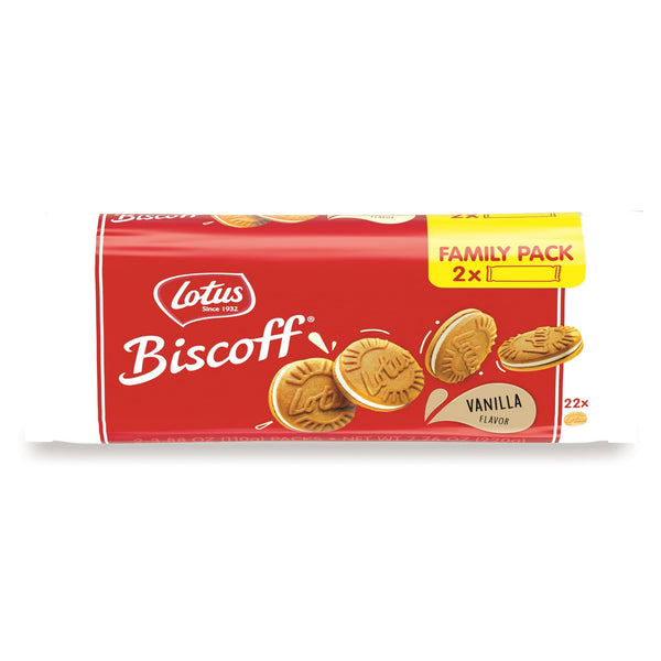 Biscoff  Sandwich Cookies, Vanilla Cream (2pk.,11ct)