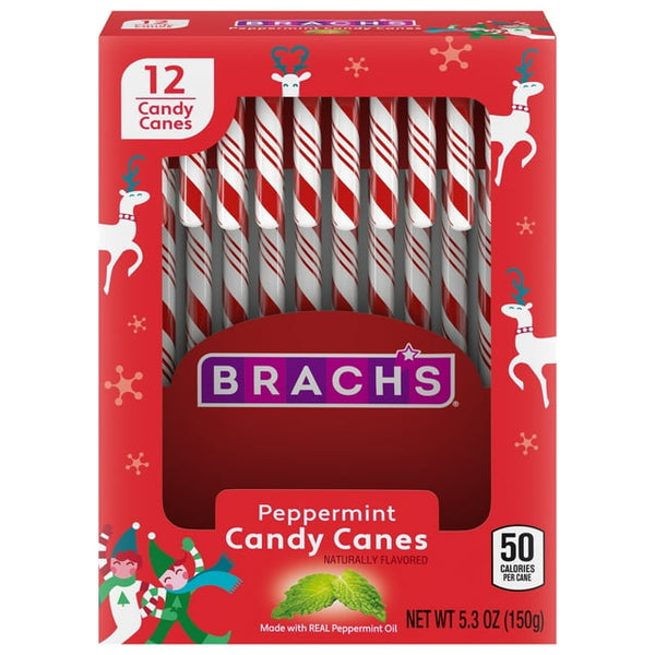 Brach's Peppermint Candy Canes, (5.3oz, 12ct.)