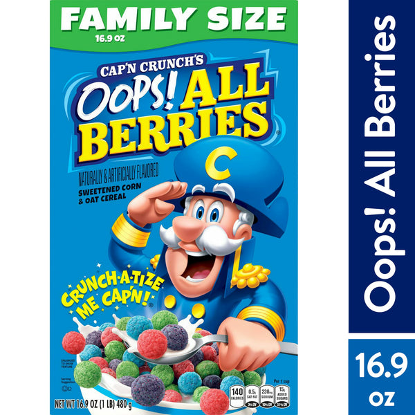Cap'n Crunch OOPS! All Berries Cereal (16.9oz.)