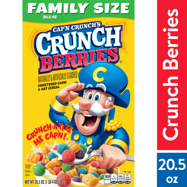 Cap'n Crunch Crunch Berries Cereal (20.5oz.)