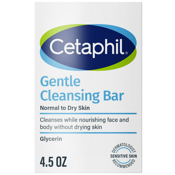 Cetaphil Cleansing Bar Soap, (4.5oz.)