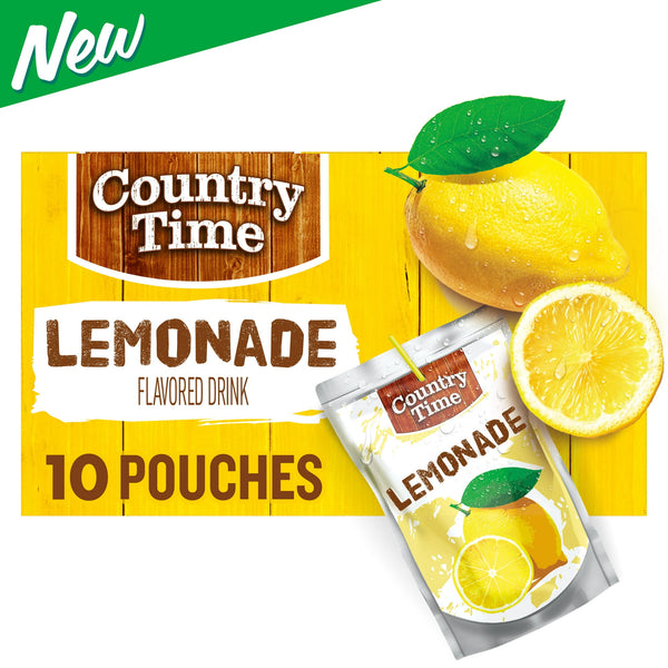 Country Time Lemonade Pouches, (10/6oz.)