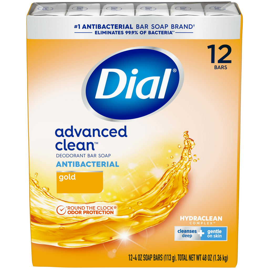 Dial Antibacterial Deodorant Soap, Gold (12/4oz.)