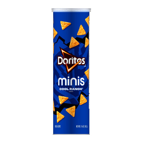 Doritos Minis Flavored Snack Chips Canister, Cool Ranch (5.1oz.)